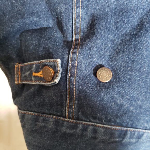 Vintage Daniel Brand Over Sized Blue Denim Jacket - Picture 10 of 11